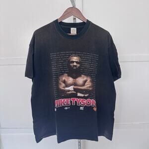 Vintage 1993 Mike Tyson MGM Grand Boxing T-Shirt Size XL